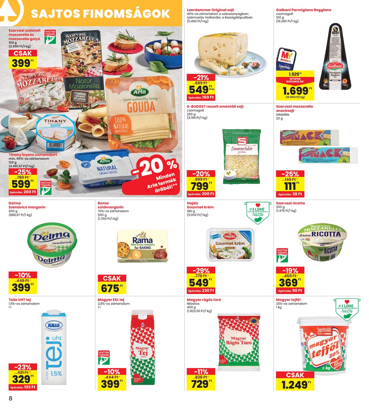 spar - INTERSPAR akciós újság, érvényes 06.19. - 06.25. - page: 8