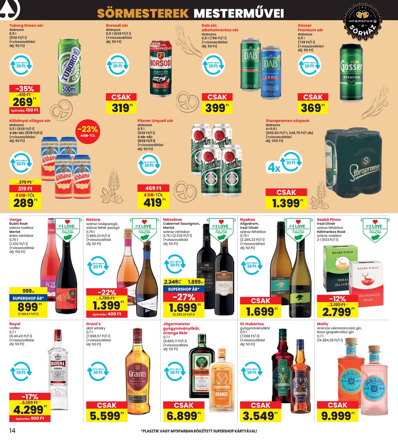 spar - INTERSPAR akciós újság, érvényes 06.19. - 06.25. - page: 14