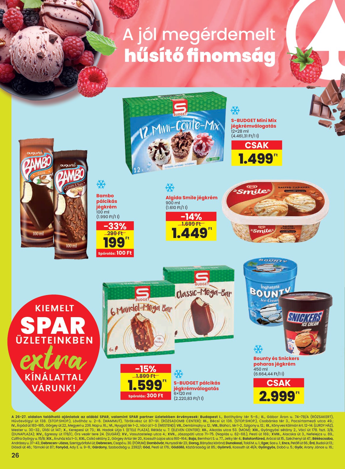 spar - SPAR - Extra akciós újság, érvényes 06.26. - 07.02. - page: 3