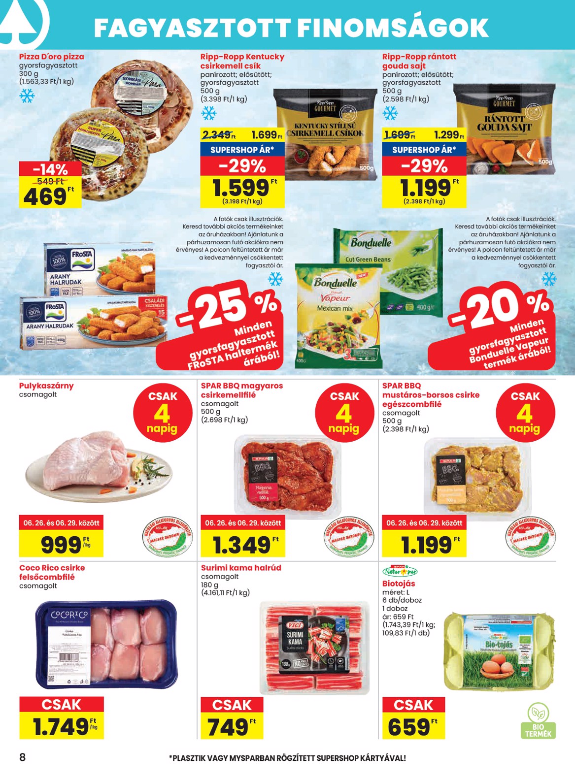 spar - SPAR akciós újság, érvényes 06.26. - 07.02. - page: 8