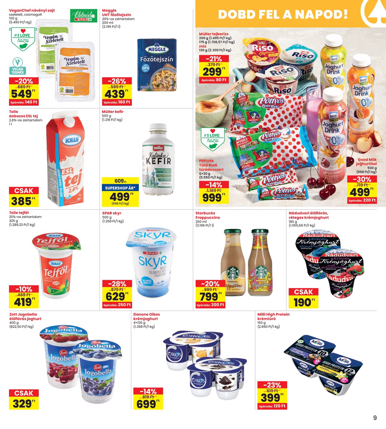 spar - INTERSPAR akciós újság, érvényes 06.26. - 07.02. - page: 9