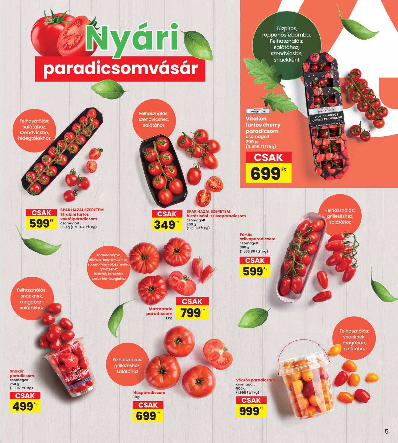 spar - INTERSPAR akciós újság, érvényes 06.26. - 07.02. - page: 5