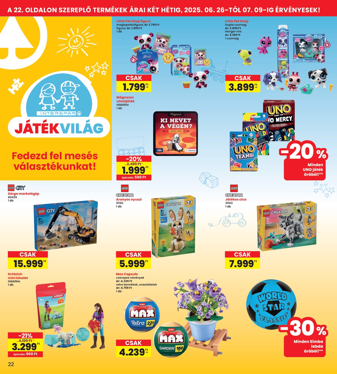 spar - INTERSPAR akciós újság, érvényes 06.26. - 07.02. - page: 22