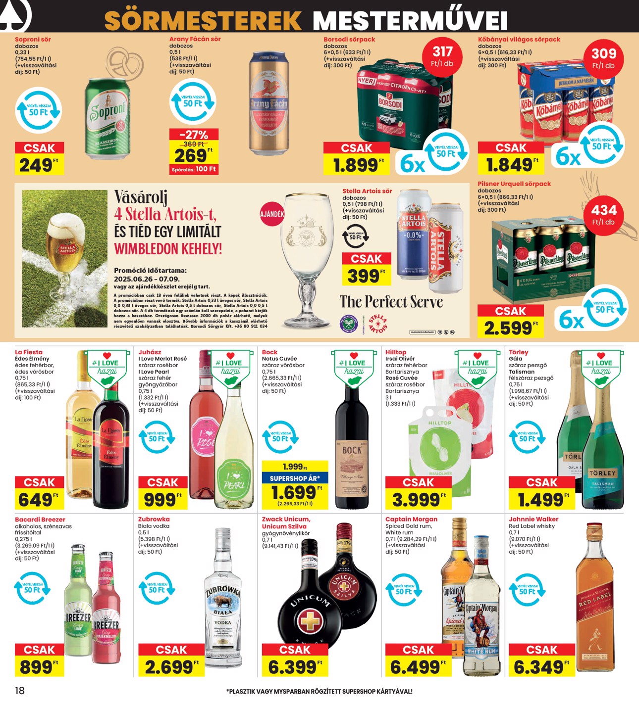 spar - INTERSPAR akciós újság, érvényes 06.26. - 07.02. - page: 18