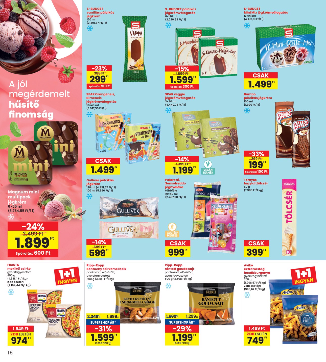 spar - INTERSPAR akciós újság, érvényes 06.26. - 07.02. - page: 16