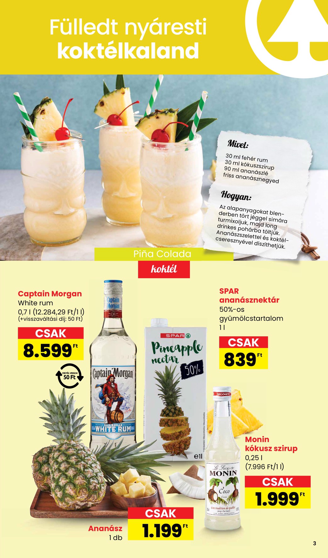 spar - SPAR - Koktél katalógus akciós újság, érvényes 06.26. - 08.31. - page: 3