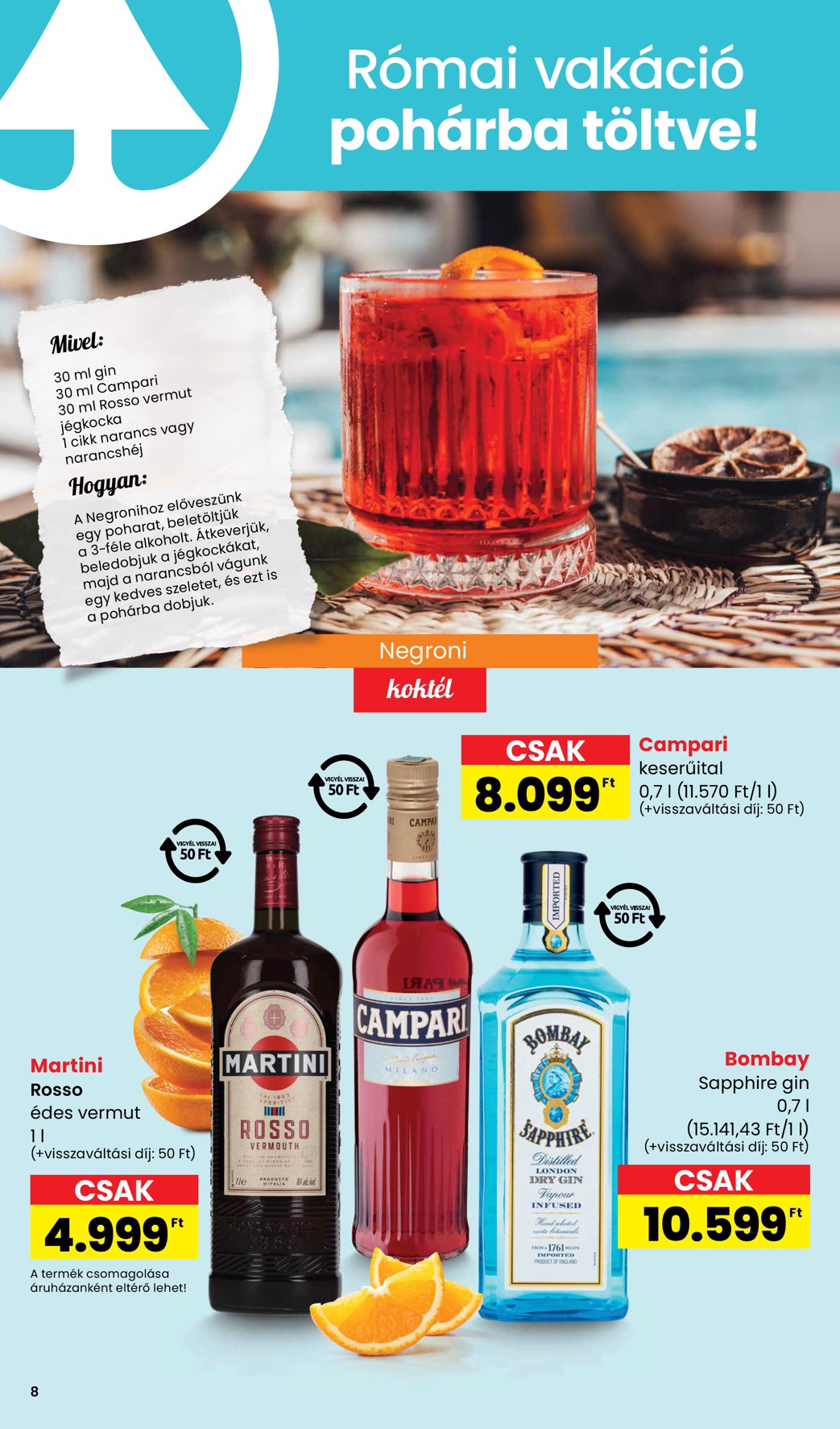 spar - SPAR - Koktél katalógus akciós újság, érvényes 06.26. - 08.31. - page: 8