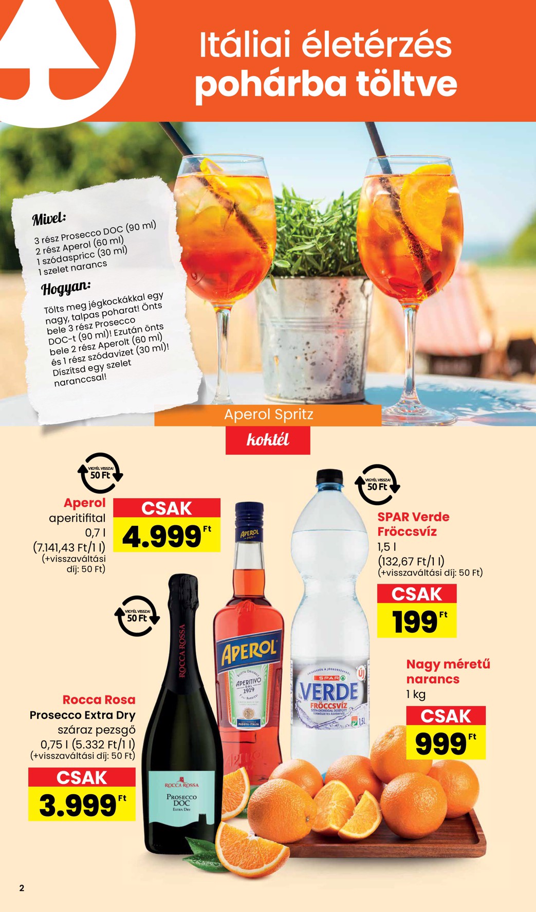 spar - SPAR - Koktél katalógus akciós újság, érvényes 06.26. - 08.31. - page: 2