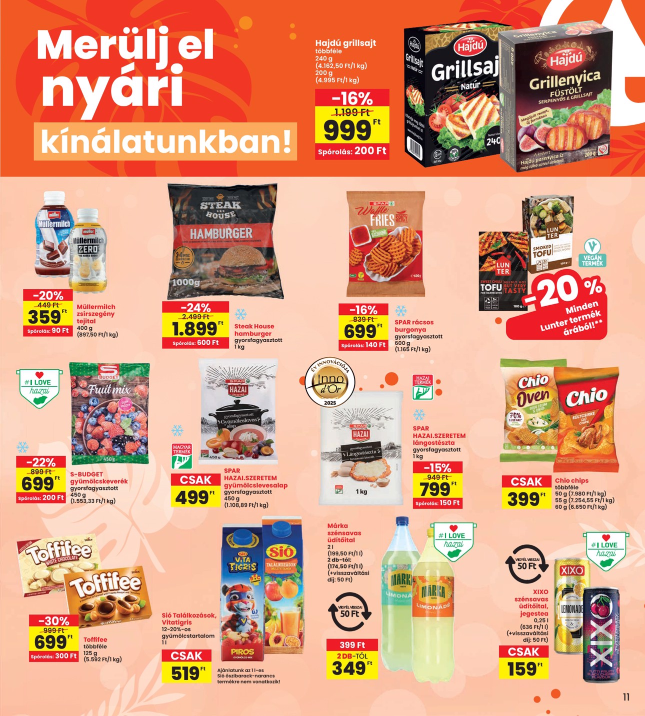 spar - INTERSPAR akciós újság, érvényes 07.03. - 07.09. - page: 11
