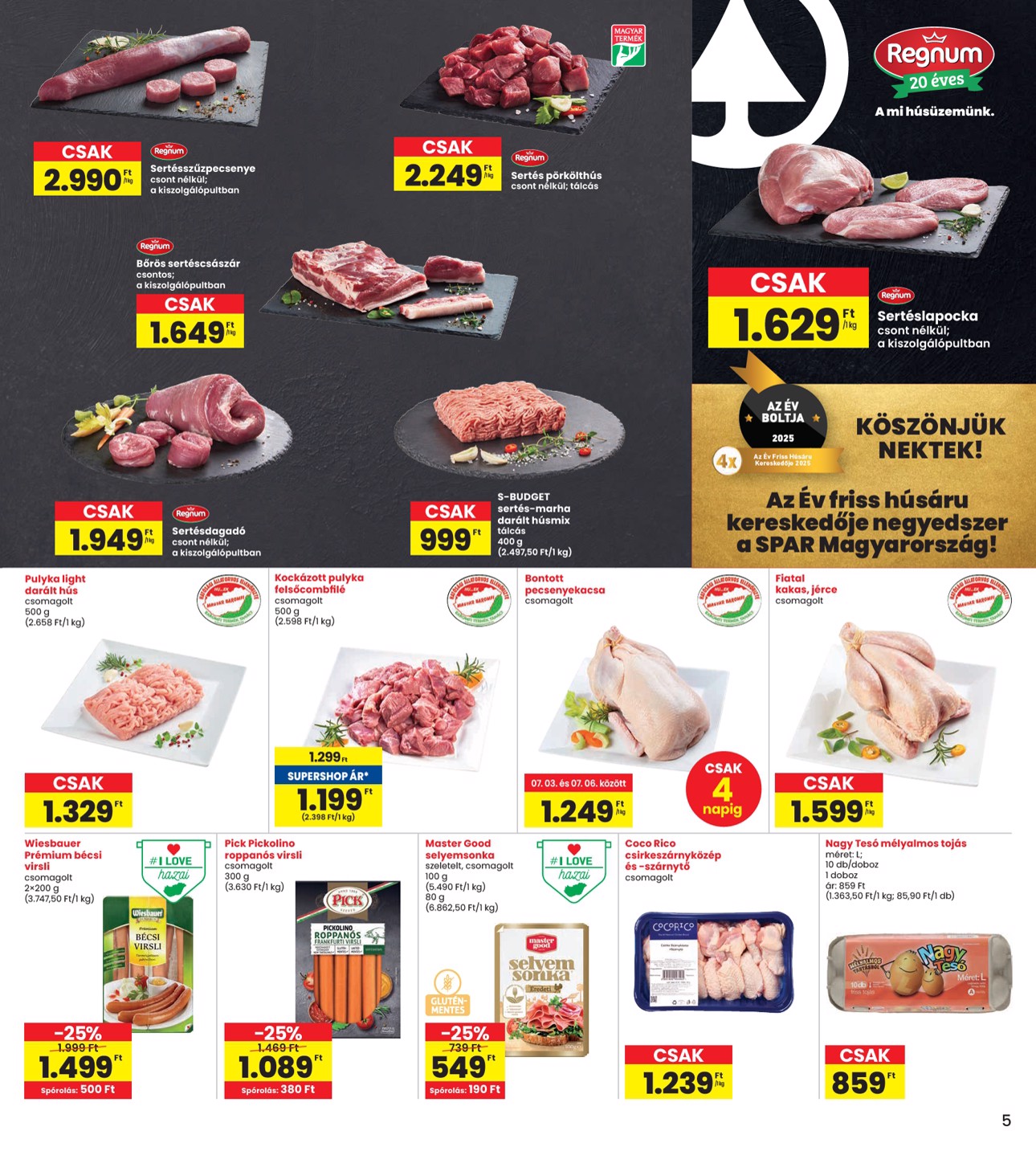 spar - INTERSPAR akciós újság, érvényes 07.03. - 07.09. - page: 5