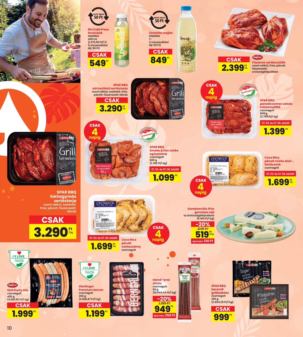spar - INTERSPAR akciós újság, érvényes 07.03. - 07.09. - page: 10