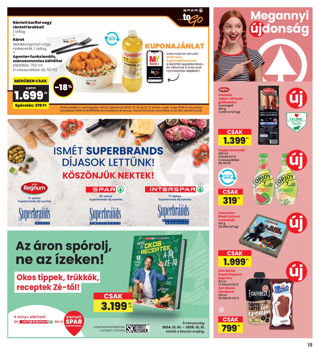 spar - INTERSPAR akciós újság, érvényes 07.03. - 07.09. - page: 19