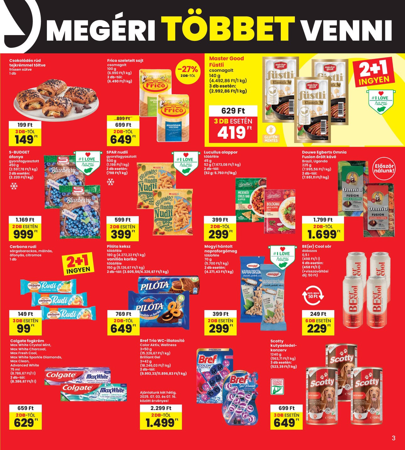 spar - INTERSPAR akciós újság, érvényes 07.03. - 07.09. - page: 3