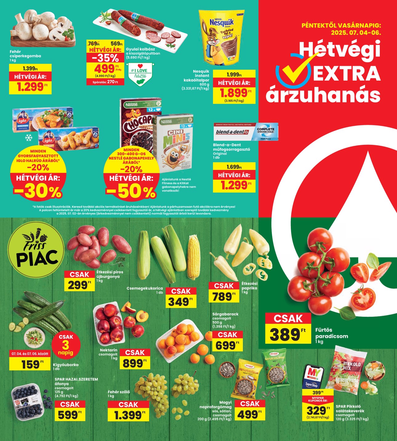 spar - INTERSPAR akciós újság, érvényes 07.03. - 07.09. - page: 20