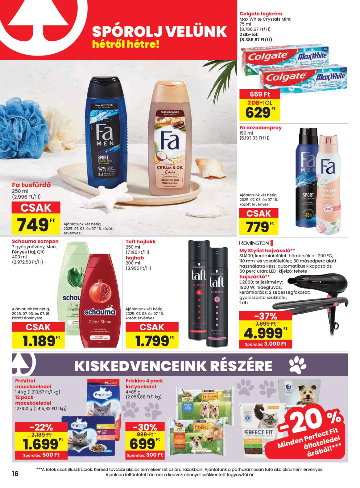 spar - SPAR akciós újság, érvényes 07.03. - 07.09. - page: 16