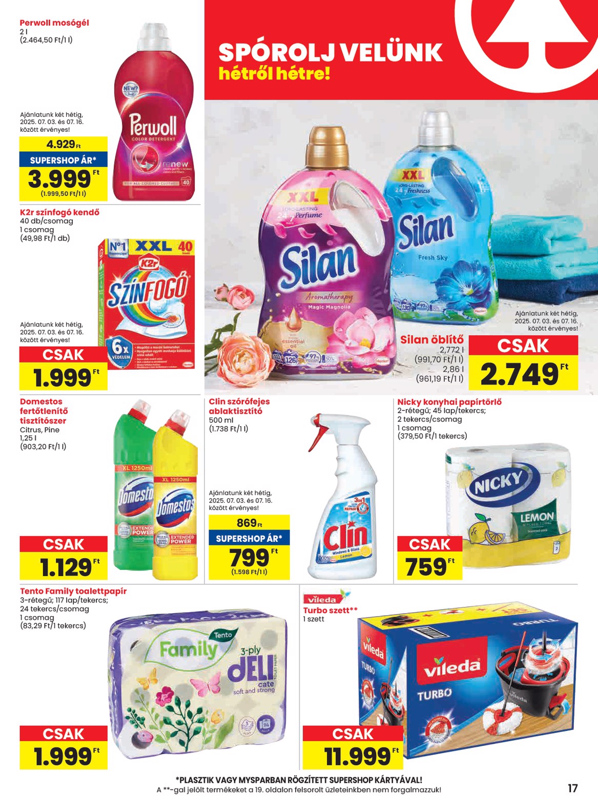 spar - SPAR akciós újság, érvényes 07.03. - 07.09. - page: 17