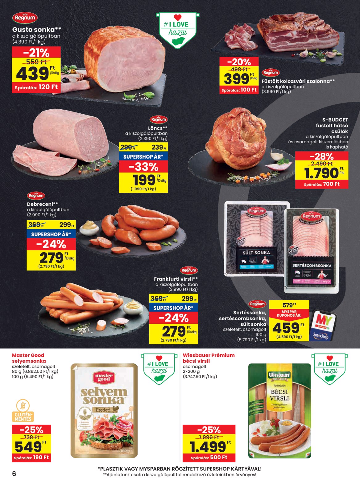 spar - SPAR akciós újság, érvényes 07.03. - 07.09. - page: 6