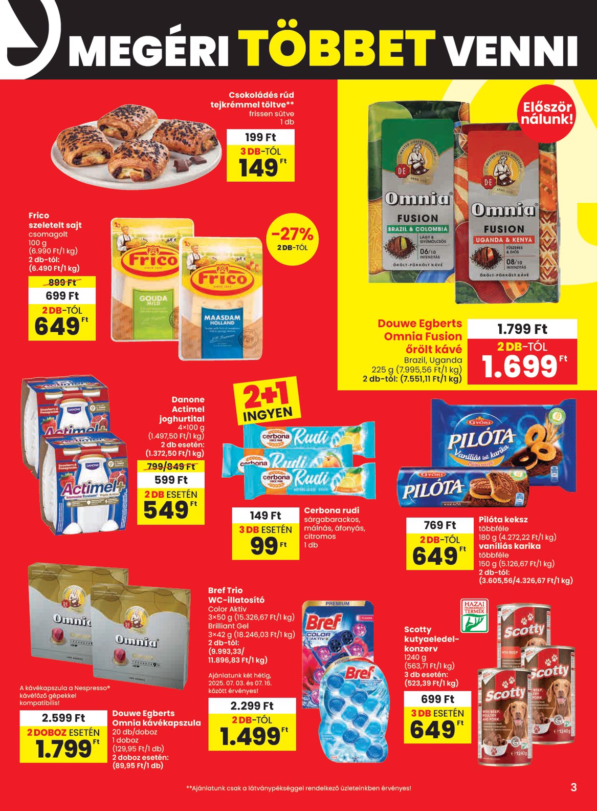 spar - SPAR akciós újság, érvényes 07.03. - 07.09. - page: 3