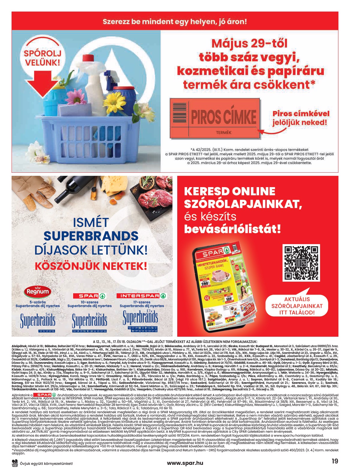 spar - SPAR akciós újság, érvényes 07.03. - 07.09. - page: 19