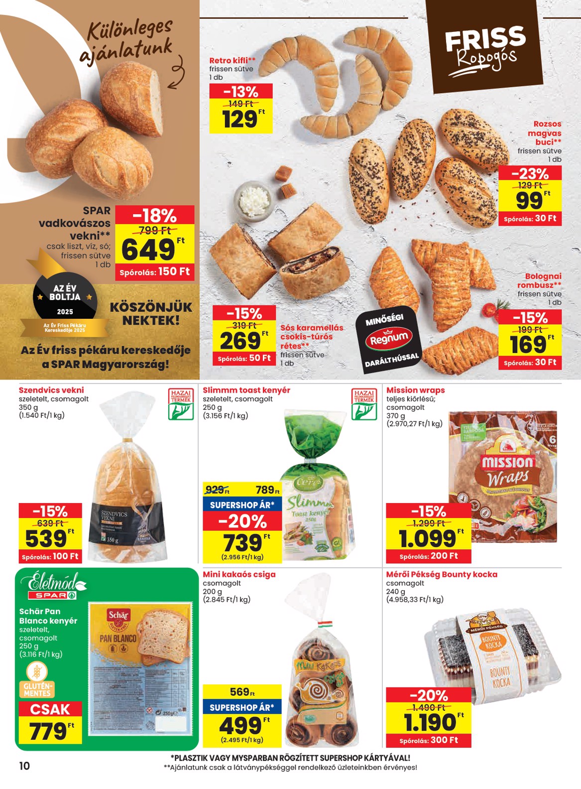 spar - SPAR akciós újság, érvényes 07.03. - 07.09. - page: 10