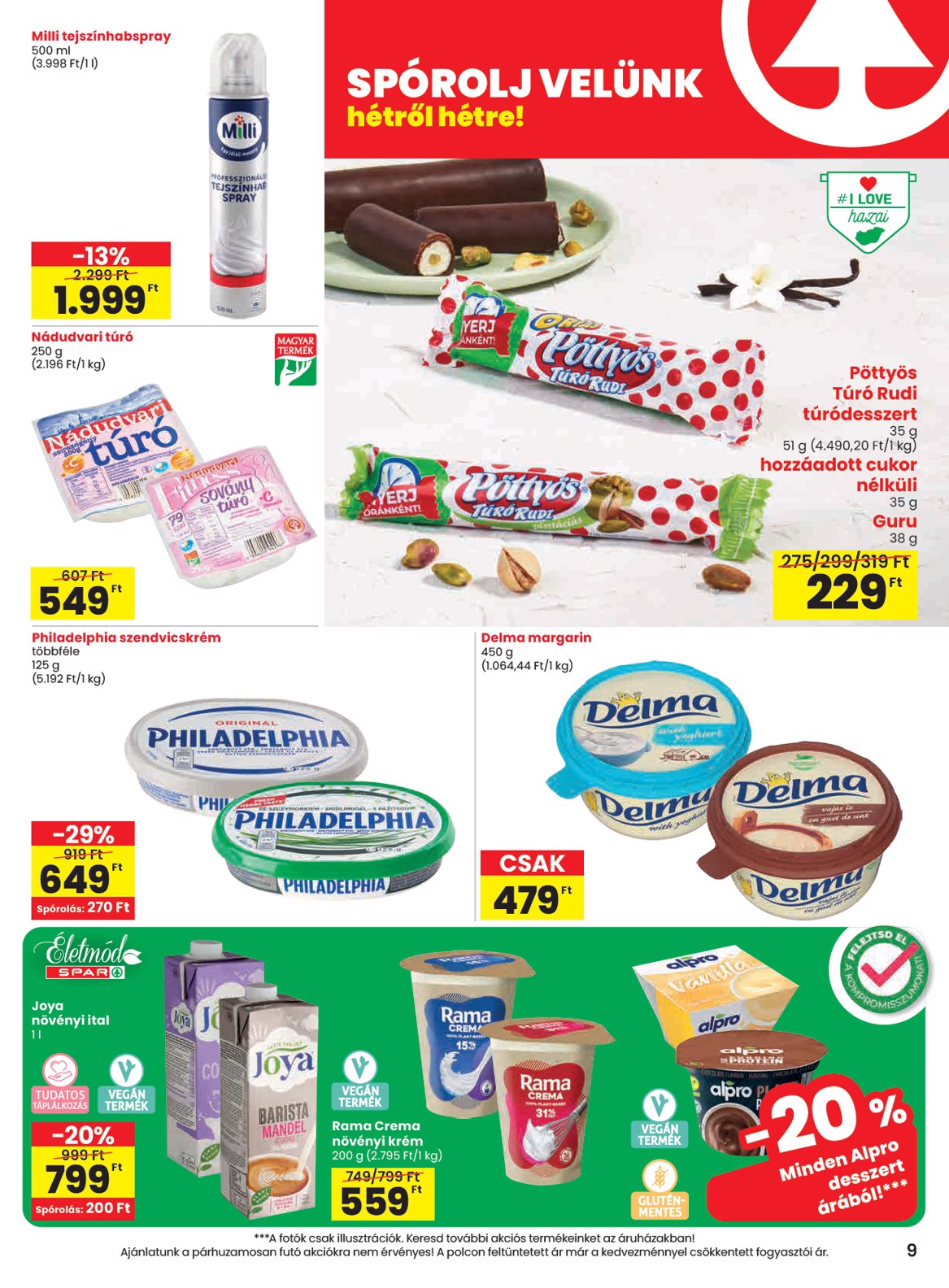 spar - SPAR akciós újság, érvényes 07.03. - 07.09. - page: 9