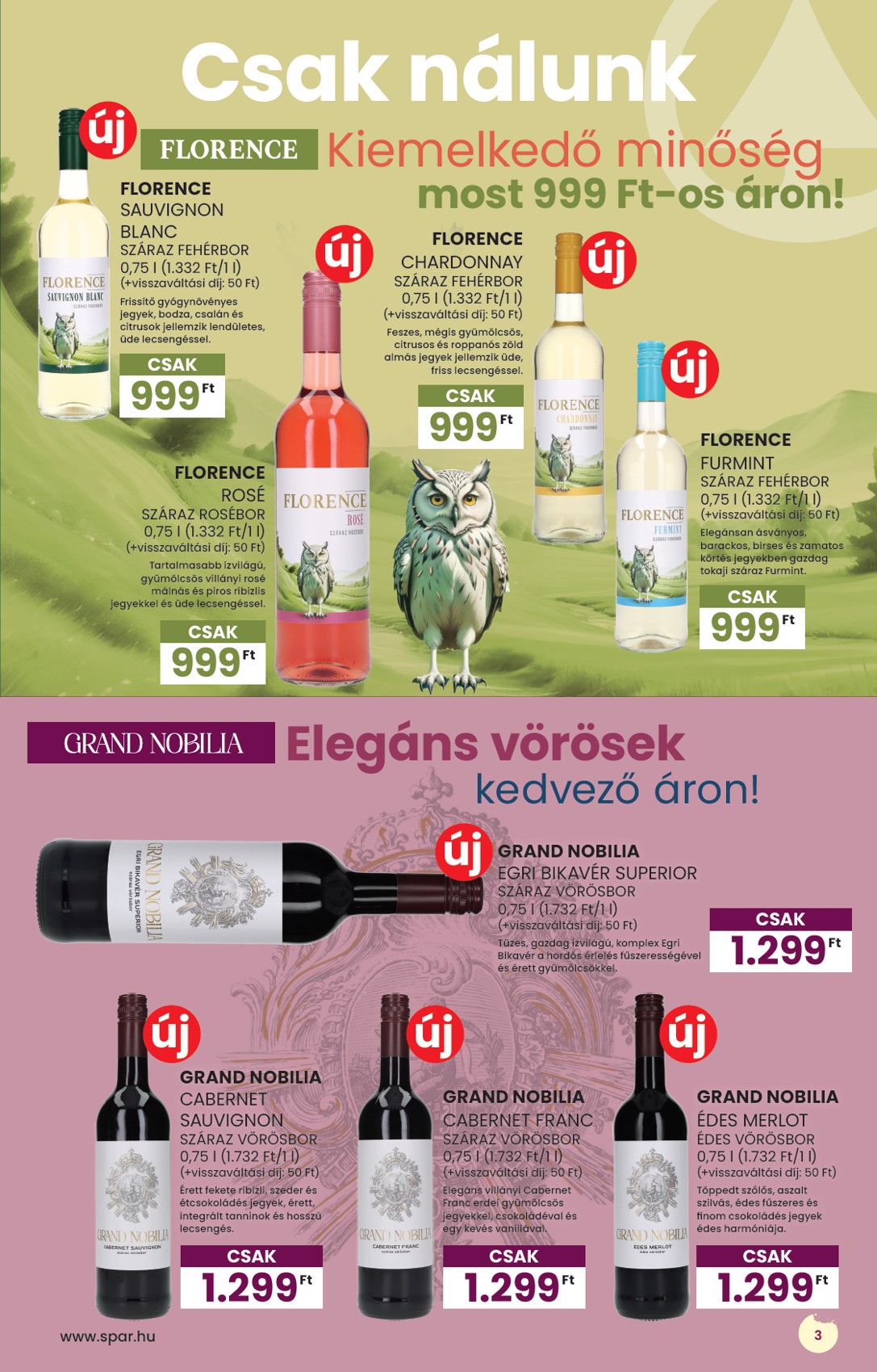 spar - SPAR - BOR nyár akciós újság, érvényes 07.03. - 07.30. - page: 3