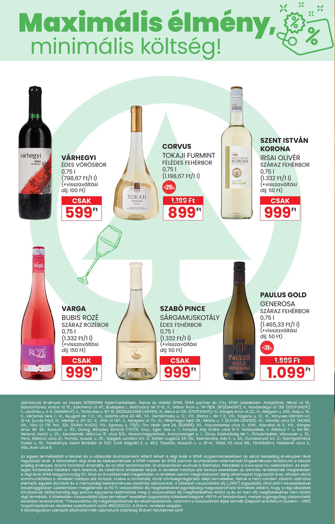 spar - SPAR - BOR nyár akciós újság, érvényes 07.03. - 07.30. - page: 8