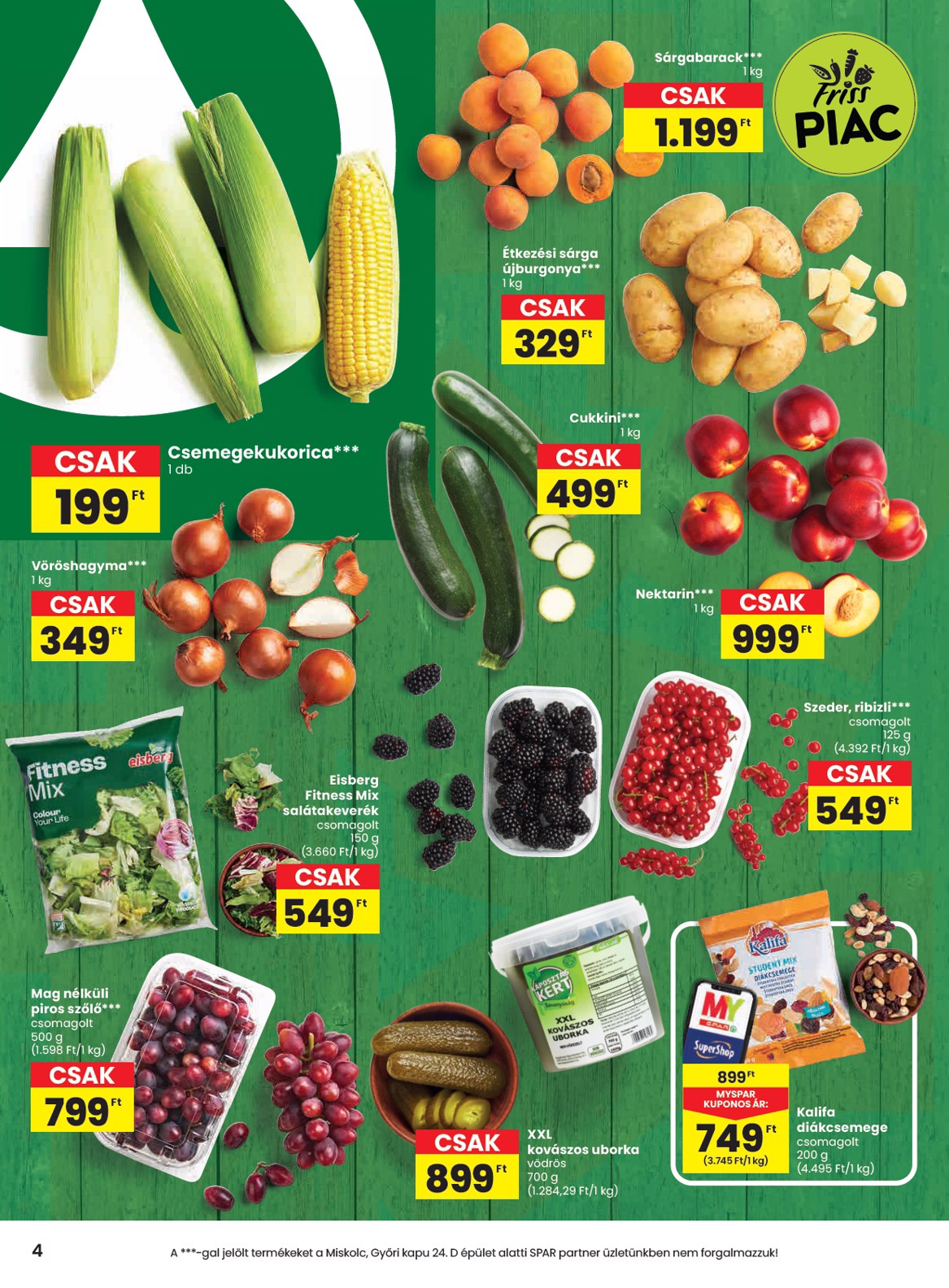 spar - SPAR akciós újság, érvényes 07.10. - 07.16. - page: 4