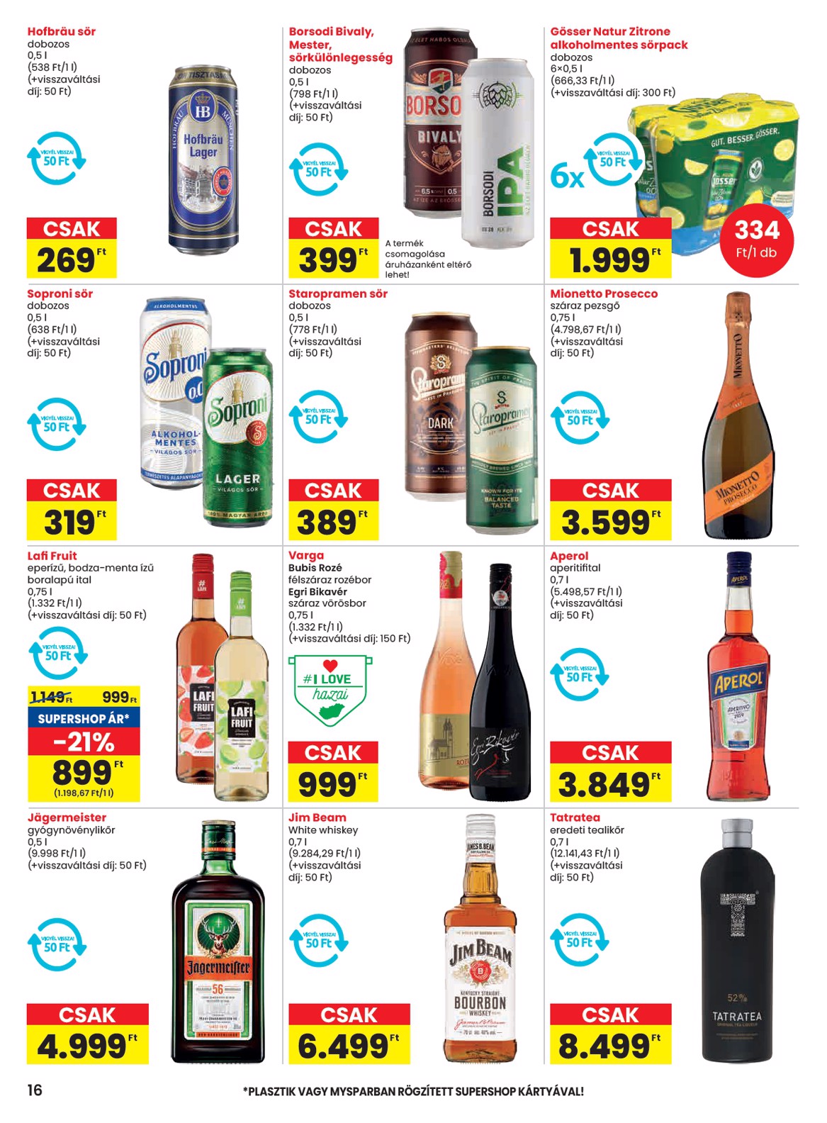 spar - SPAR akciós újság, érvényes 07.10. - 07.16. - page: 16