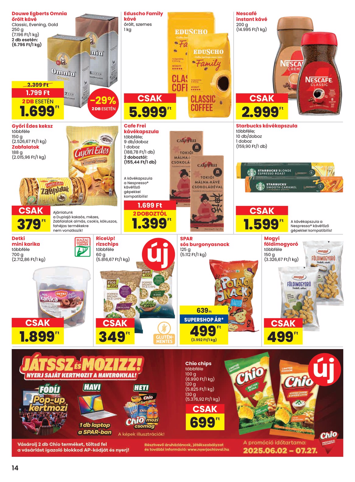spar - SPAR akciós újság, érvényes 07.10. - 07.16. - page: 14