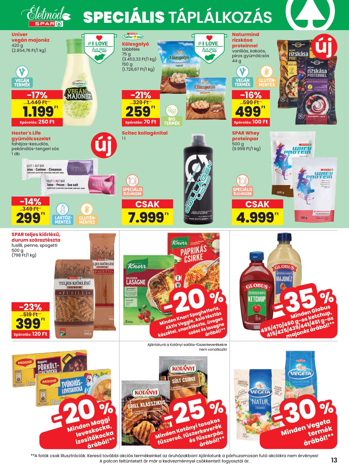 spar - SPAR akciós újság, érvényes 07.10. - 07.16. - page: 13