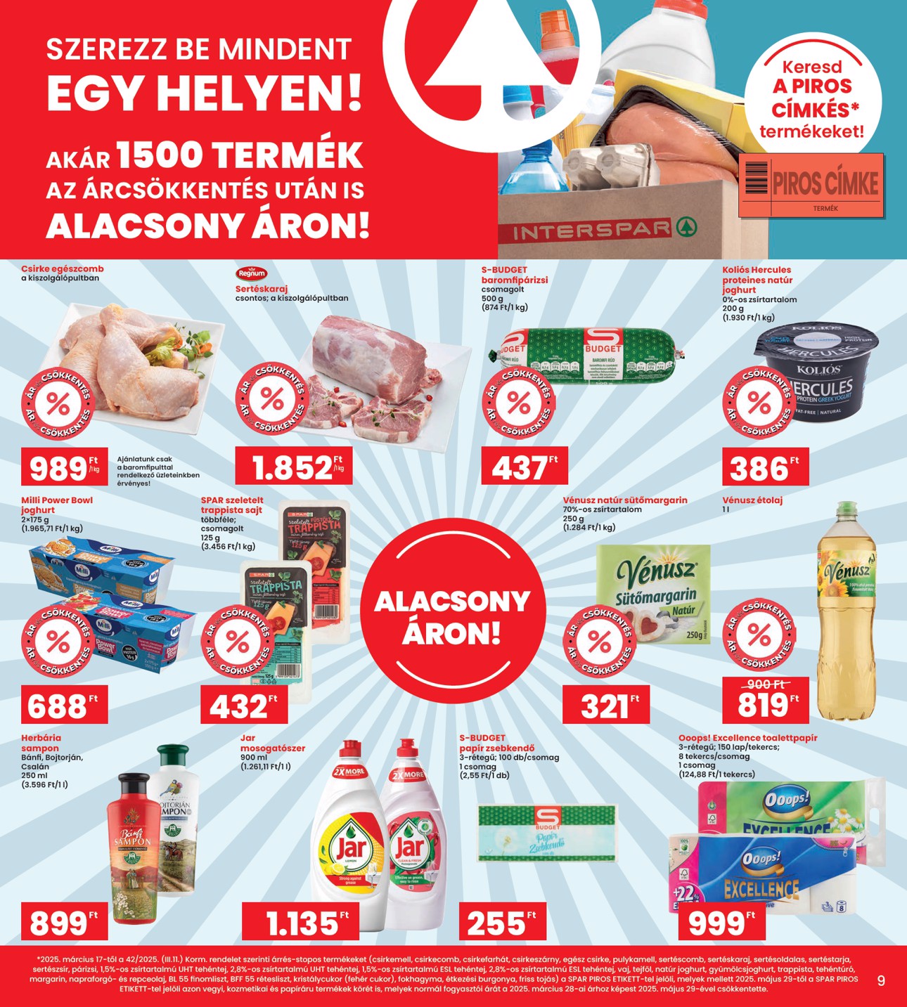 spar - INTERSPAR akciós újság, érvényes 07.10. - 07.16. - page: 9