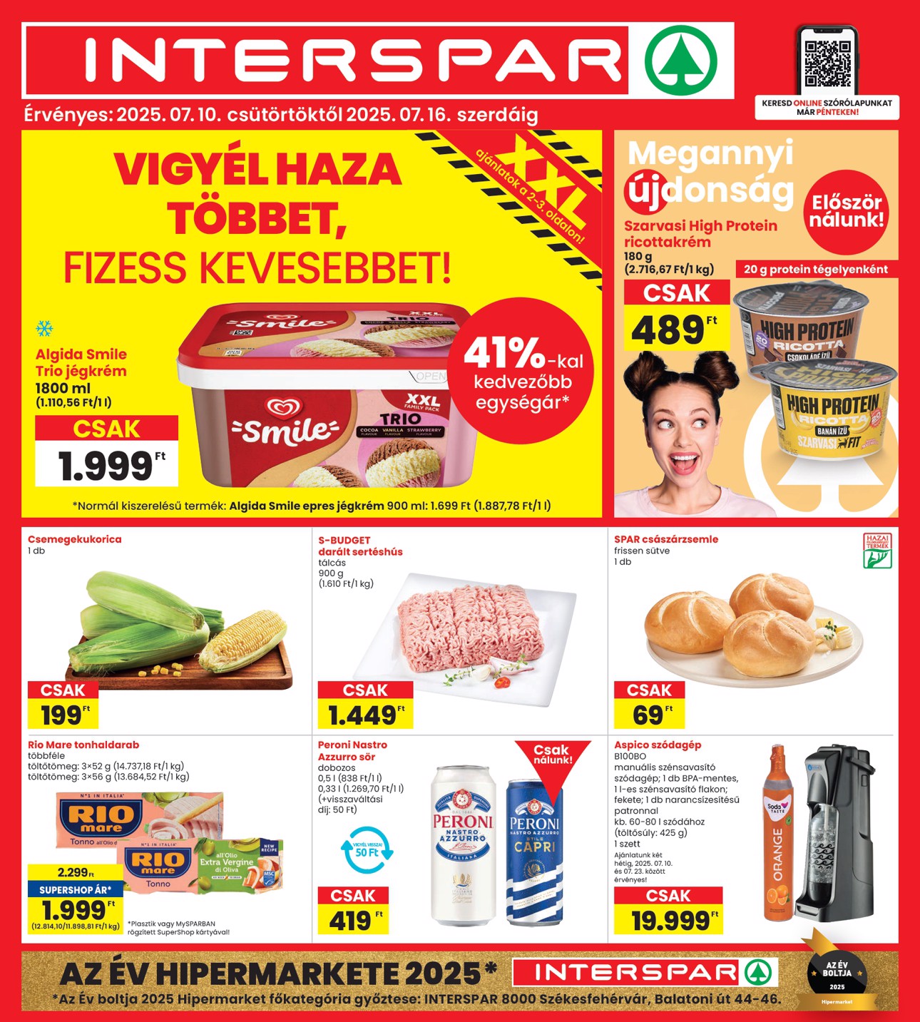spar - INTERSPAR akciós újság, érvényes 07.10. - 07.16.