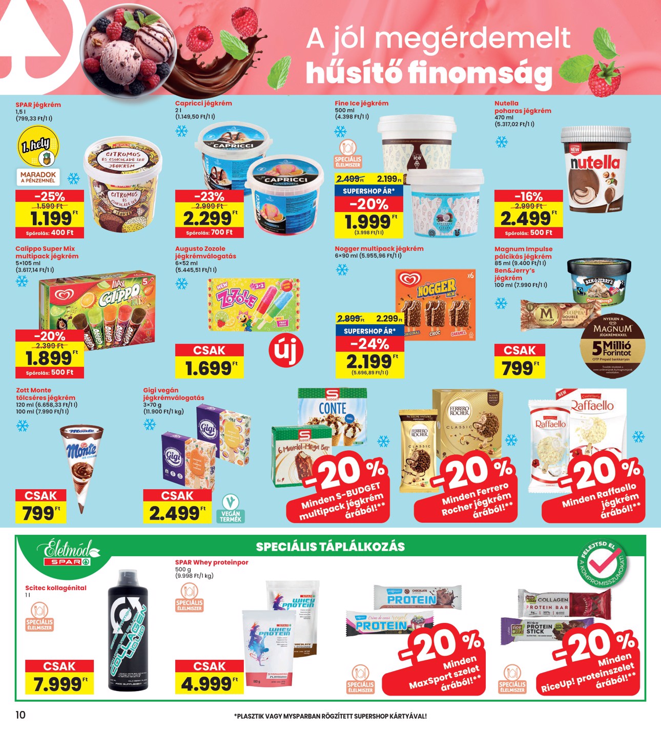spar - INTERSPAR akciós újság, érvényes 07.10. - 07.16. - page: 10