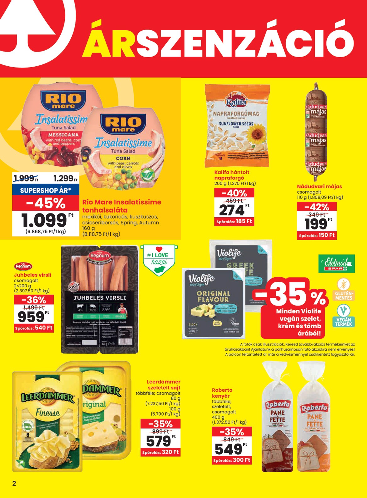 spar - SPAR akciós újság, érvényes 07.17. - 07.23. - page: 2