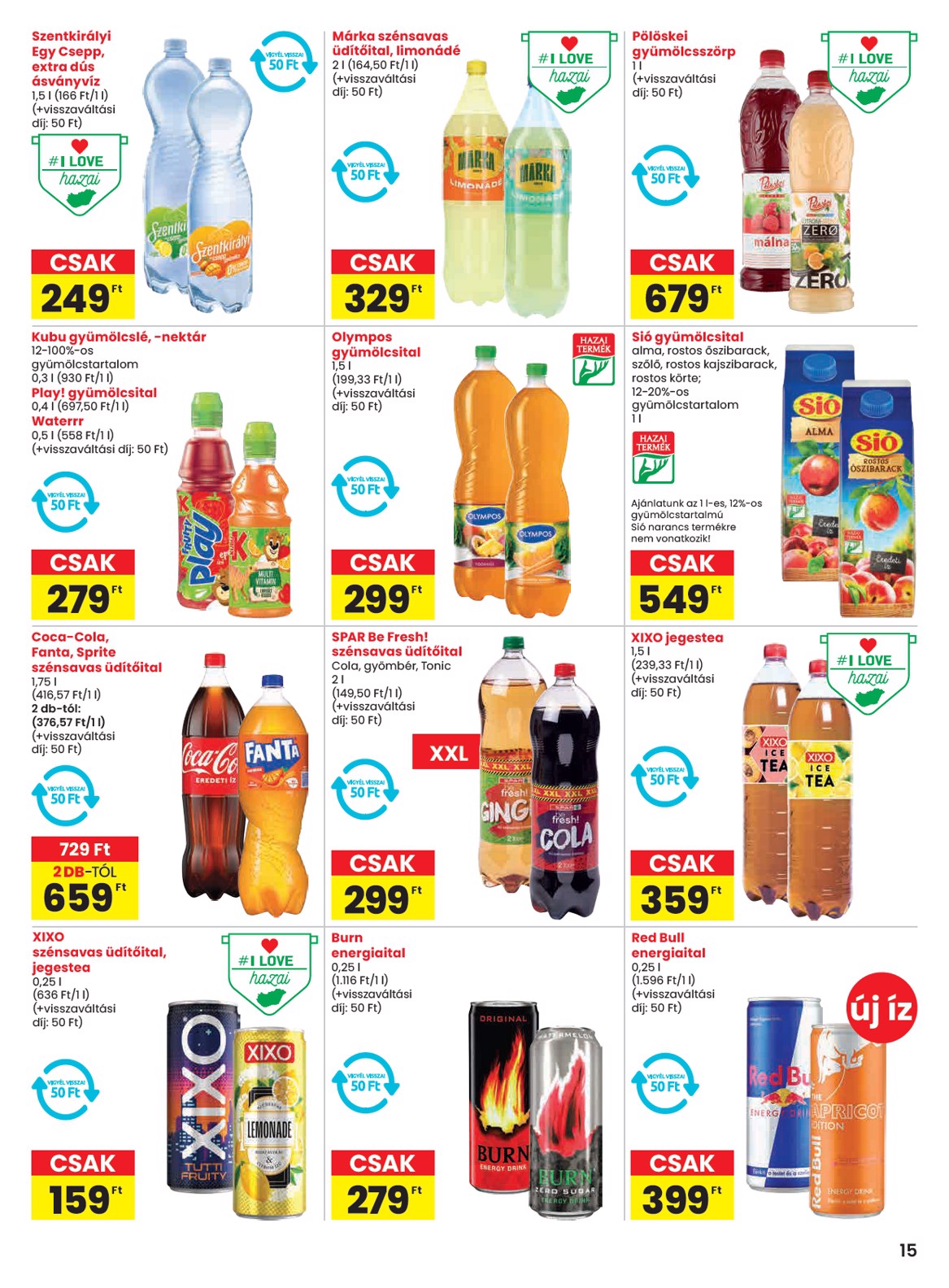spar - SPAR akciós újság, érvényes 07.17. - 07.23. - page: 15