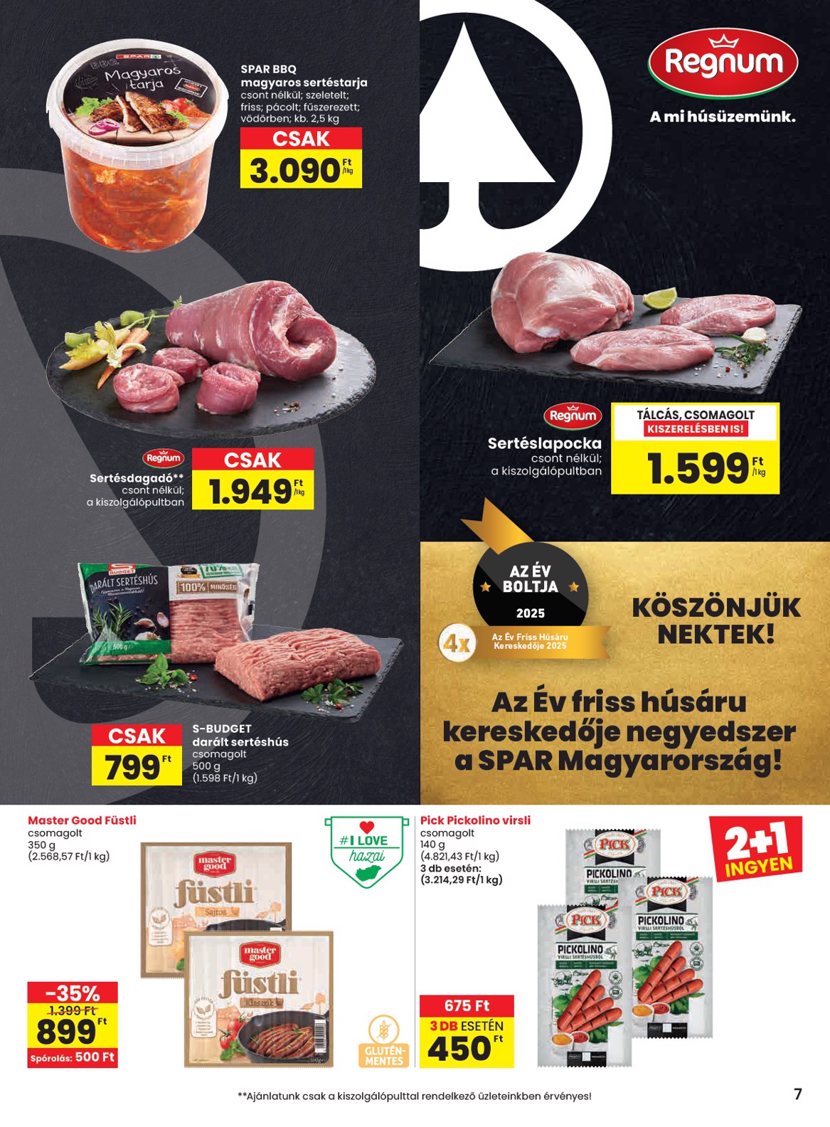 spar - SPAR akciós újság, érvényes 07.17. - 07.23. - page: 7