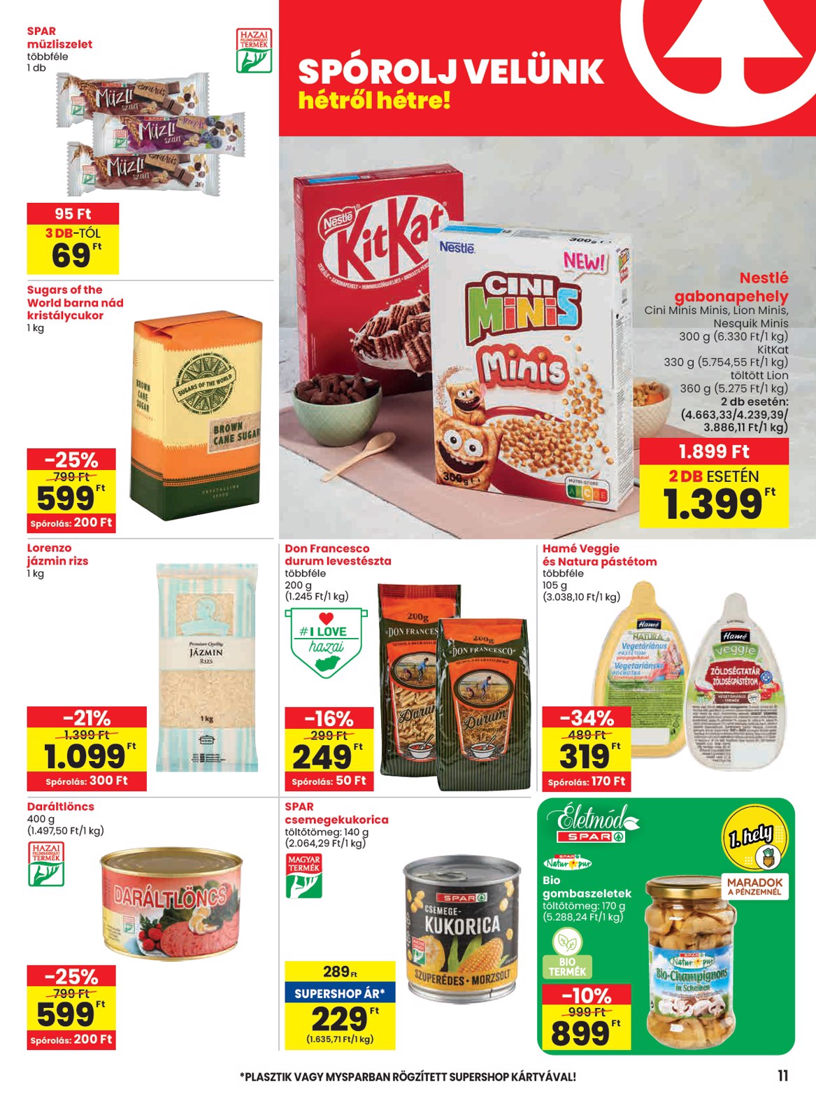 spar - SPAR akciós újság, érvényes 07.17. - 07.23. - page: 11