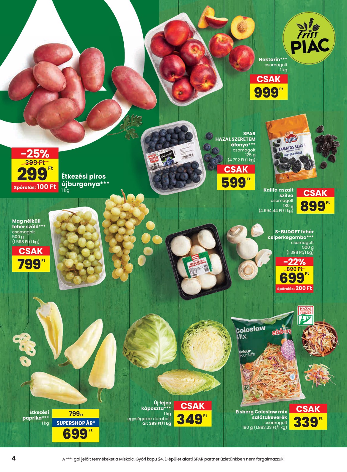 spar - SPAR akciós újság, érvényes 07.17. - 07.23. - page: 4