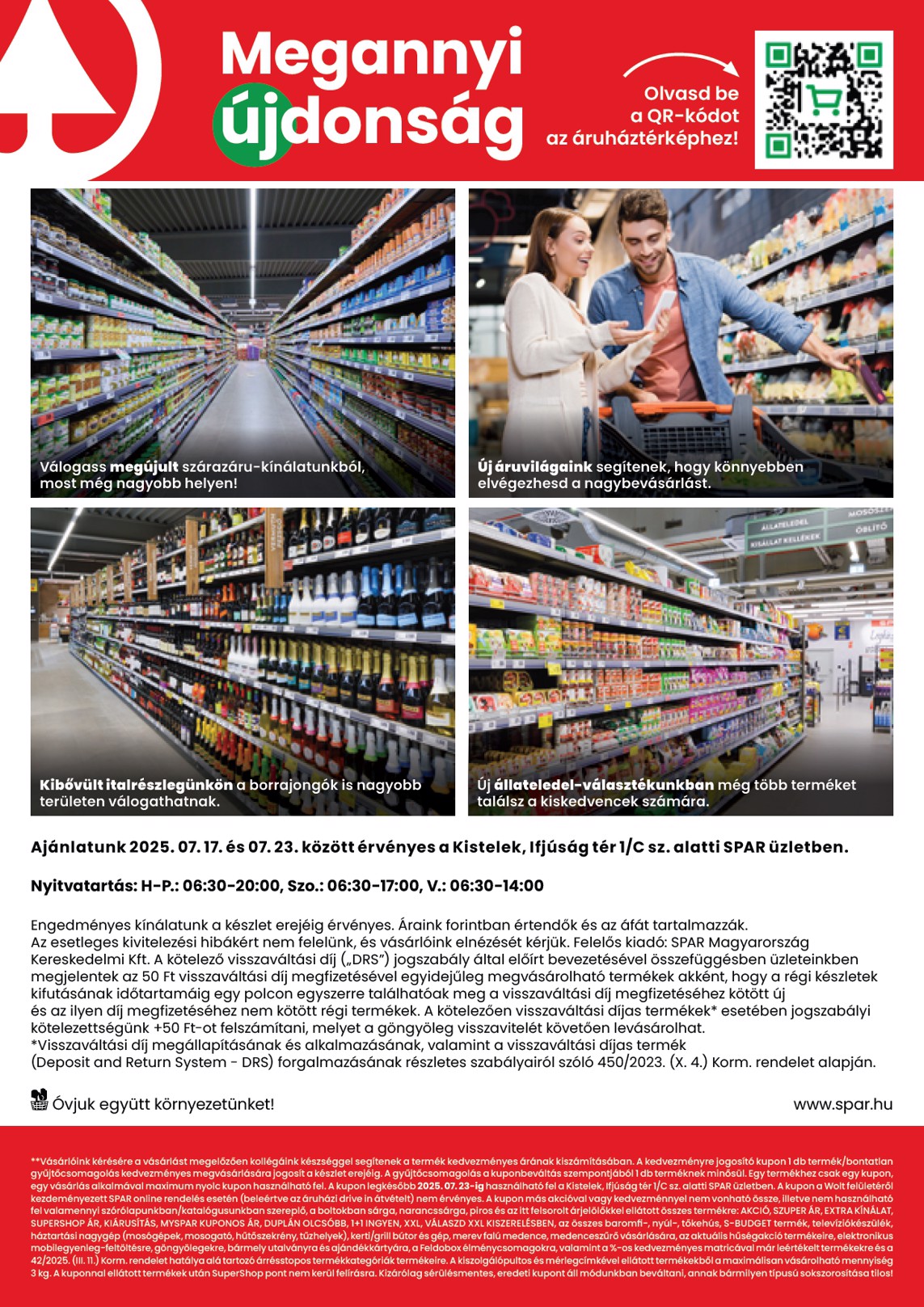 spar - SPAR - Kistelek üzlet megújulás akciós újság, érvényes 07.17. - 07.23. - page: 2