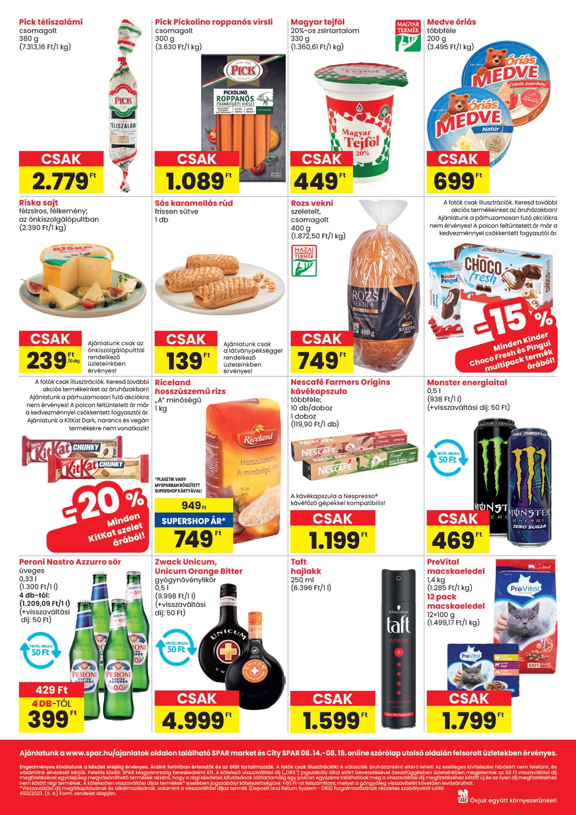 spar - SPAR - Market, City akciós újság, érvényes 08.14. - 08.19. - page: 2