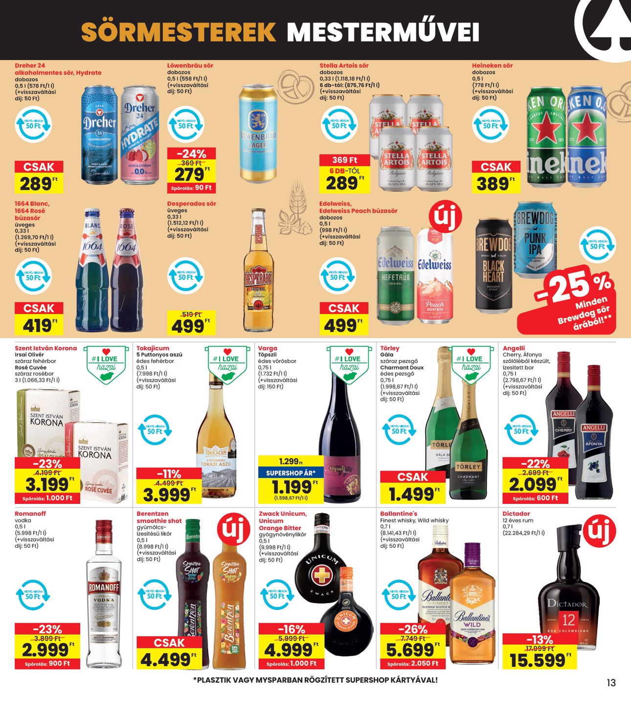 spar - INTERSPAR akciós újság, érvényes 08.14. - 08.19. - page: 13
