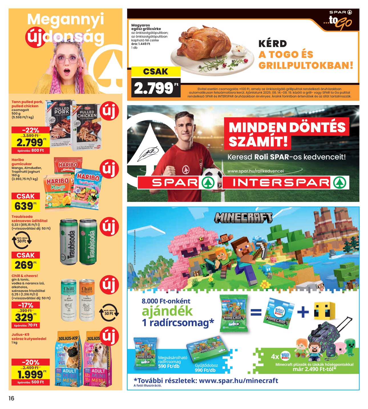 spar - INTERSPAR akciós újság, érvényes 08.14. - 08.19. - page: 16
