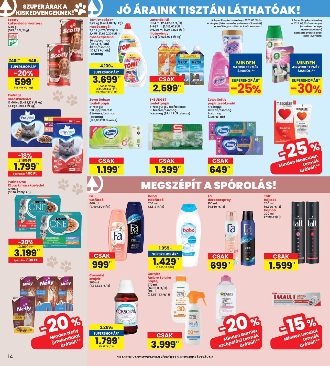 spar - INTERSPAR akciós újság, érvényes 08.14. - 08.19. - page: 14