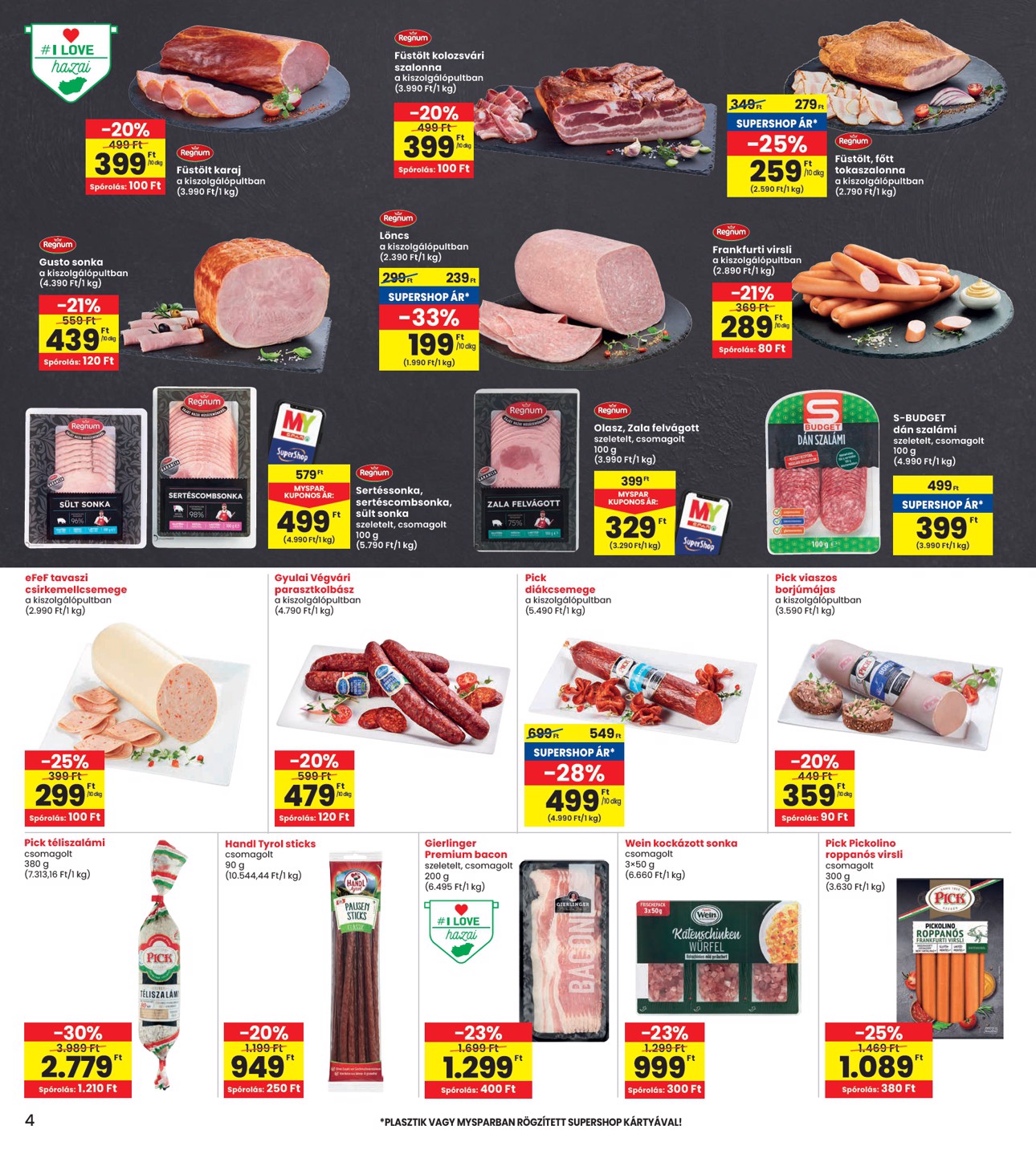 spar - INTERSPAR akciós újság, érvényes 08.14. - 08.19. - page: 4