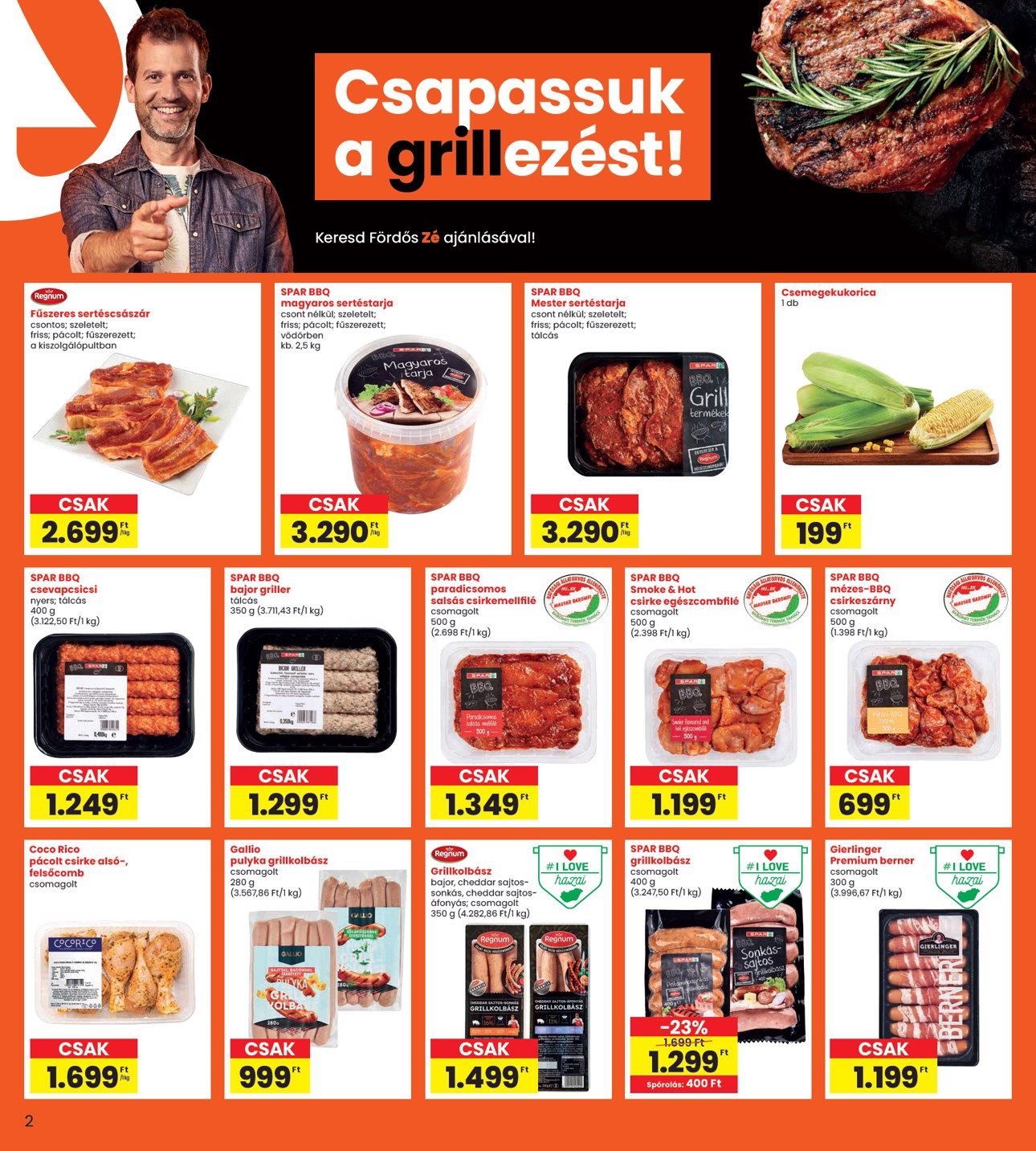 spar - INTERSPAR akciós újság, érvényes 08.14. - 08.19. - page: 2