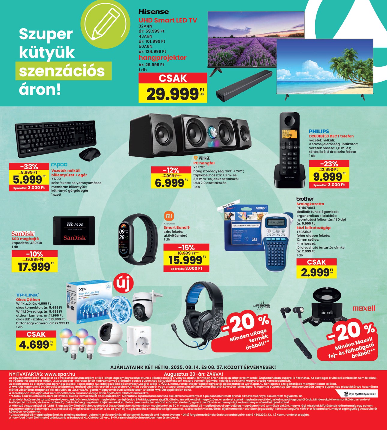 spar - INTERSPAR akciós újság, érvényes 08.14. - 08.19. - page: 15