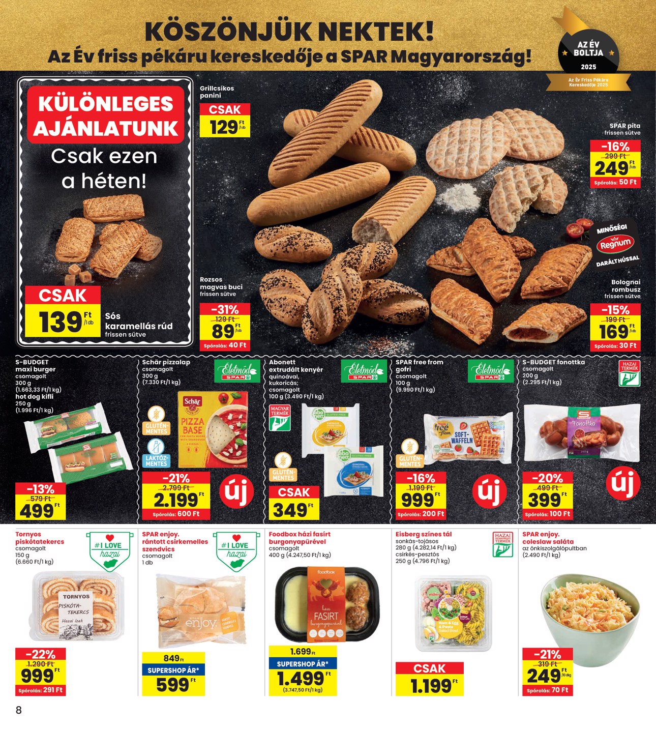 spar - INTERSPAR akciós újság, érvényes 08.14. - 08.19. - page: 8