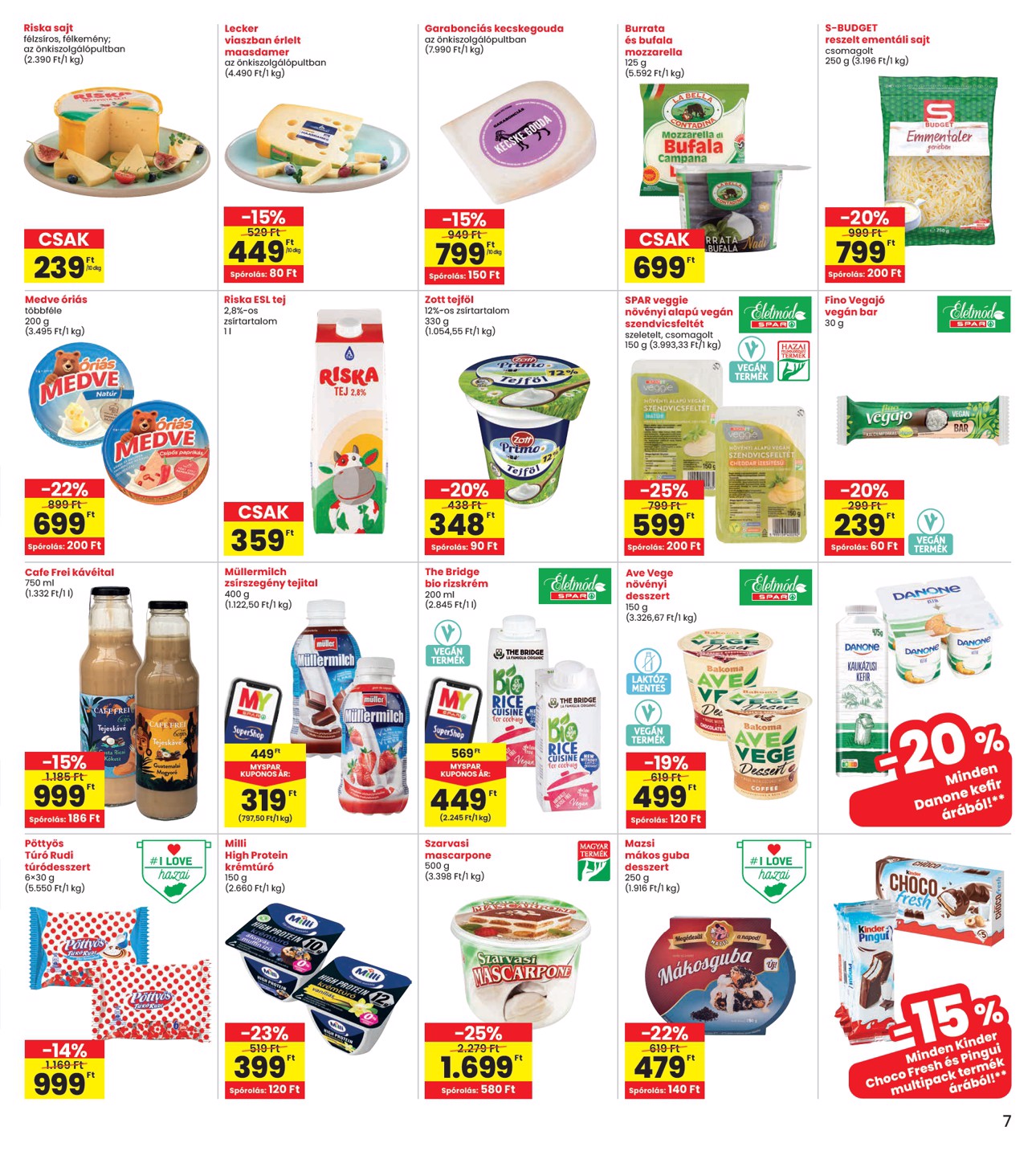 spar - INTERSPAR akciós újság, érvényes 08.14. - 08.19. - page: 7