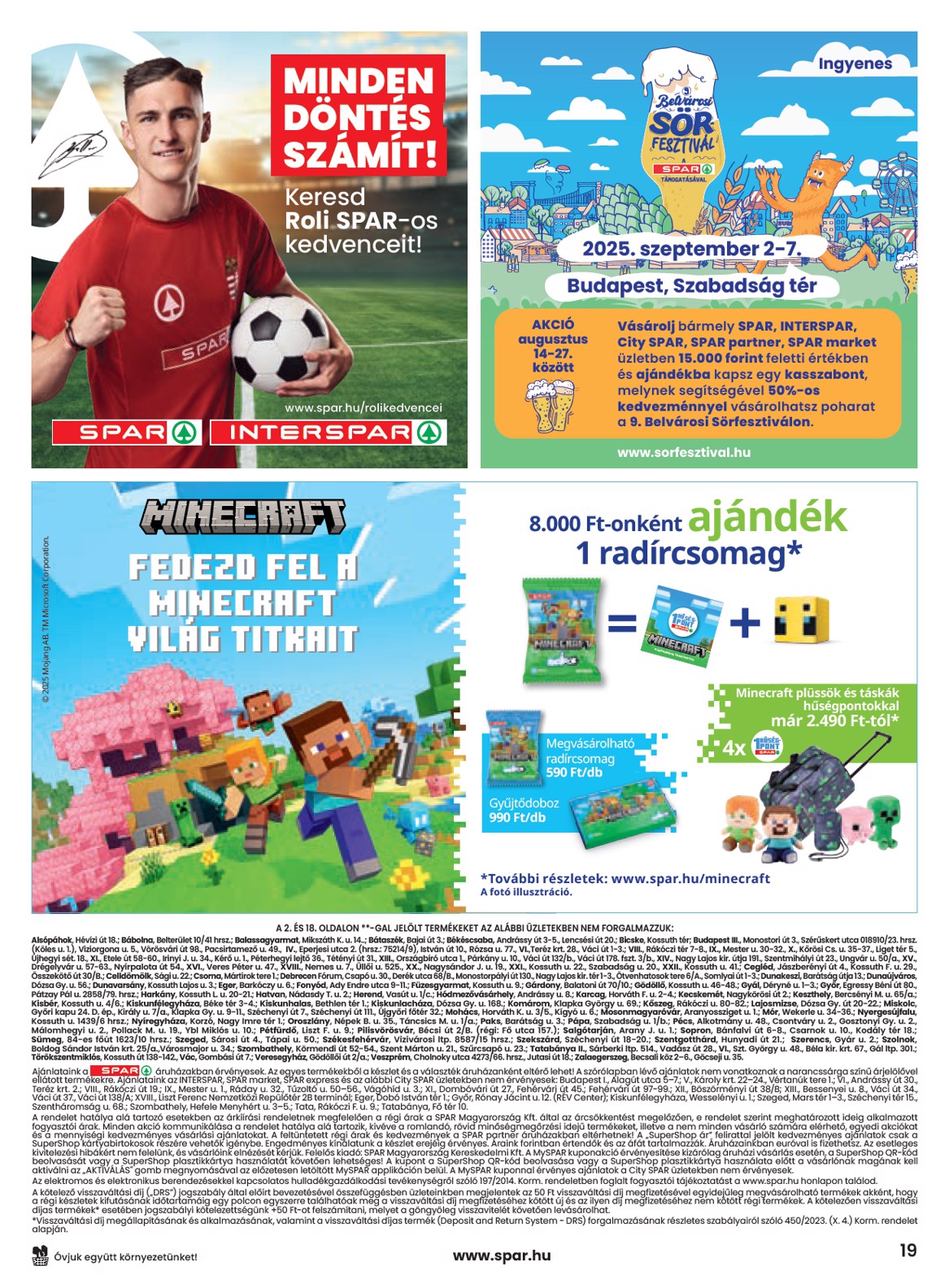 spar - SPAR akciós újság, érvényes 08.14. - 08.19. - page: 19